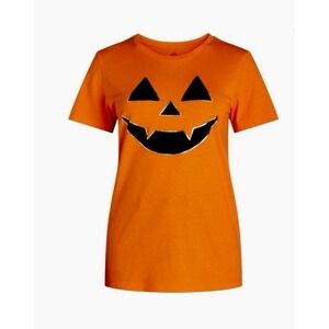 Way To Celebrate Halloween Jack O Lantern Pumpkin T Shirt Women's XXL Sz 20 NWT!